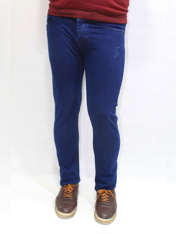 شلوار جین مردانه آبی تیره مدل 219