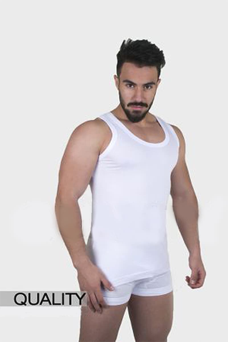زیرپوش رکابی مردانه کوال سفید سایز بزرگ